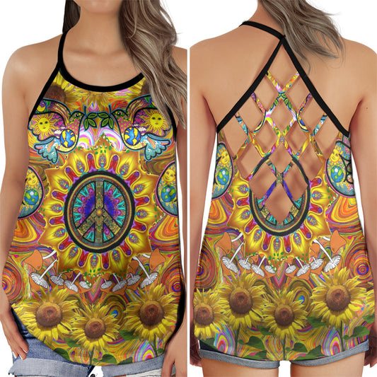 Hippie Sunflower Summer Collection – Hollow Tank Top
