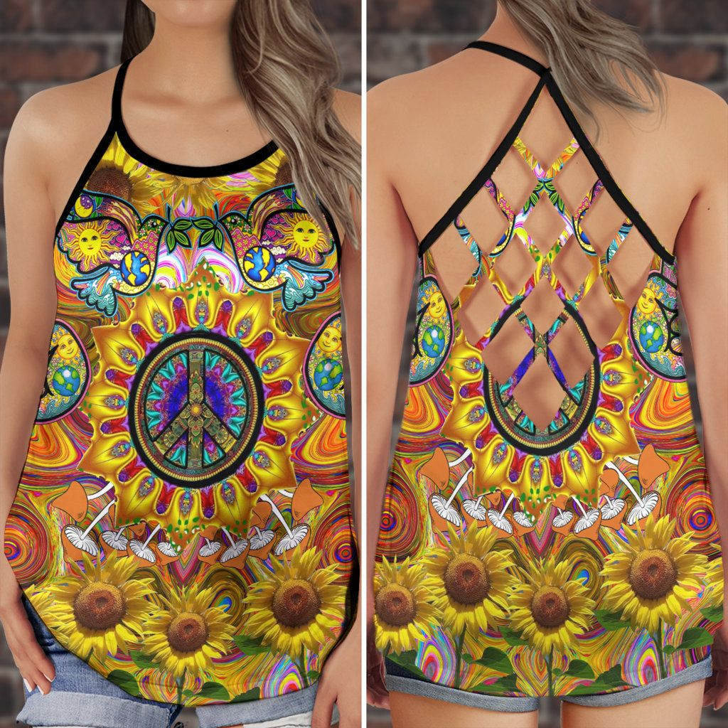 Hippie Sunflower Summer Collection – Hollow Tank Top