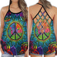 Hippie Rainbow Summer Vibes - Hollow Tank Top