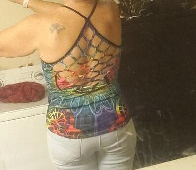 Hippie Rainbow Summer Vibes - Hollow Tank Top