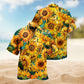 Hippie Sunflower Peace And Life Psychedelic Art Limited Edition – Hawaiian Shirt
