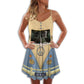 Cool Retro Hippie Van – Women's Summer Sleeveless V-Neck Camisole Dress