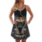 Retro Hippie Van Cool – Women's Summer Sleeveless V-Neck Camisole Dress