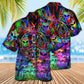 Hippie Alien Peace And Life Psychedelic Art Limited Edition – Hawaiian Shirt