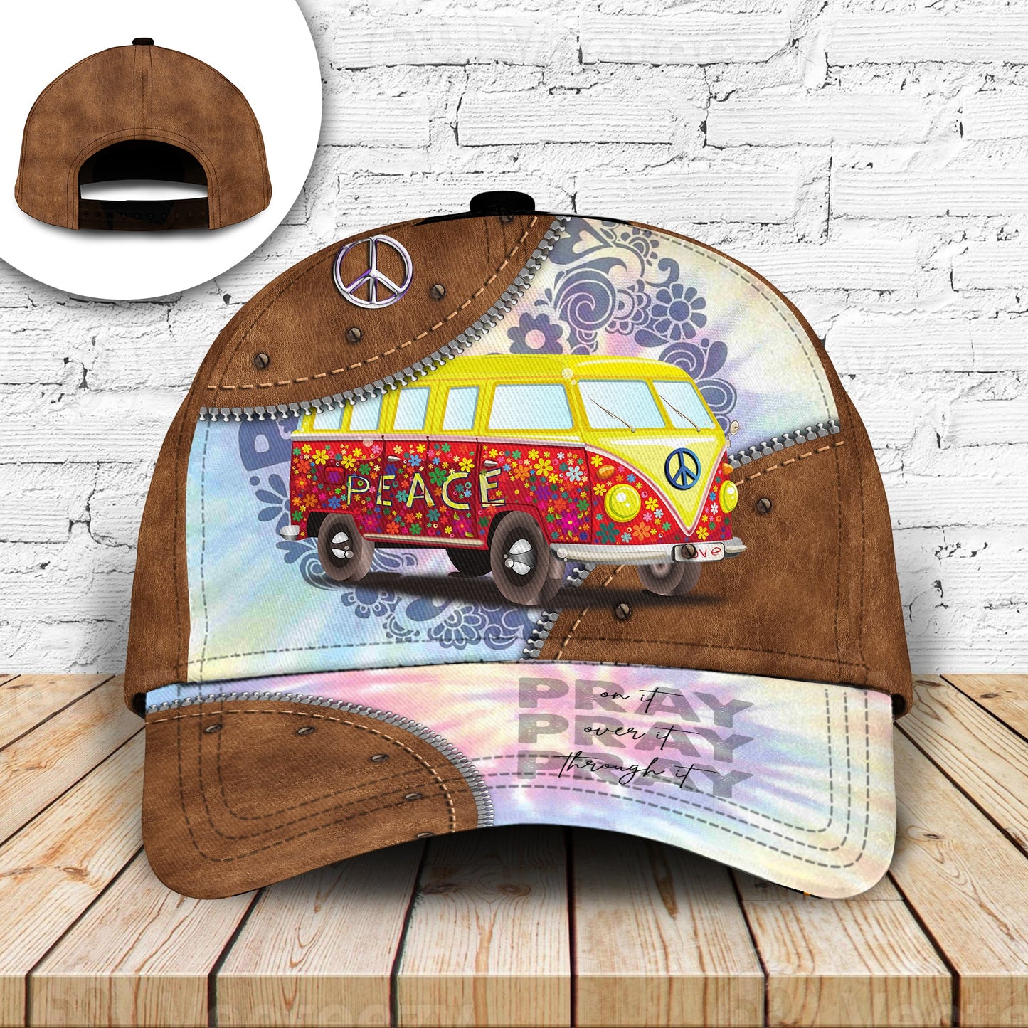 Hippie Bus Tie Dye – Classic Cap