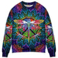 Hippie Colorful Dragonfly Mandala Art – Sweater - Ugly Christmas Sweater