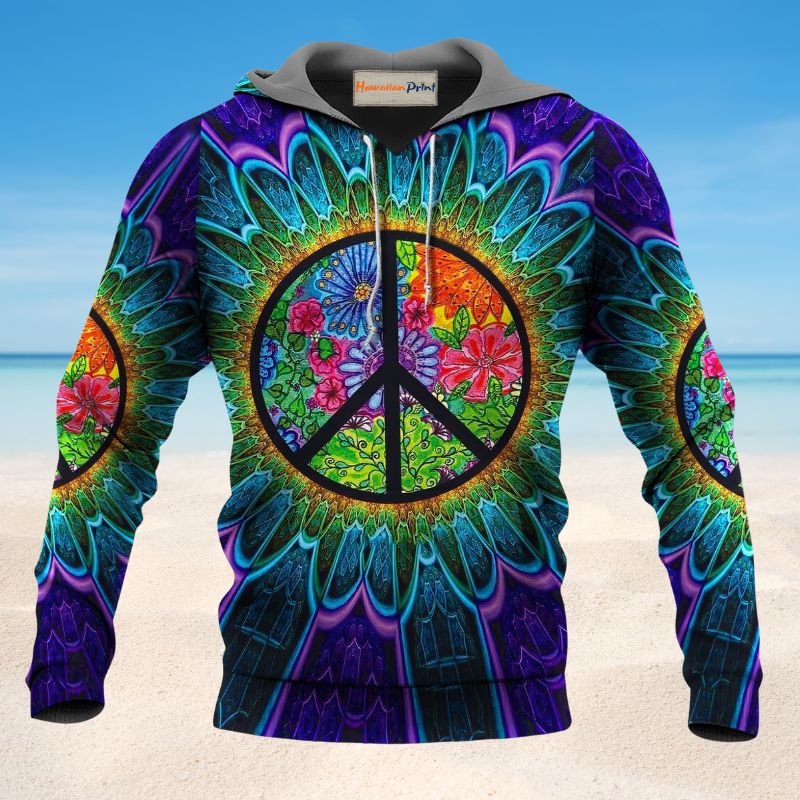 Hippie Lover Stunning Style - 3D Hoodie