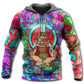 Hippie Peace Life Colorful - 3D Hoodie2