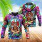 Hippie Peace Life Colorful - 3D Hoodie3
