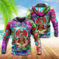 Hippie Peace Life Colorful - 3D Hoodie4