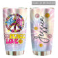 Hippie Peace And Love Personalized 20 Oz Tumbler