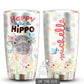 Hippo Happy As A Hippo Personalized 20 Oz Tumbler