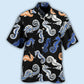Seahorse Black Artistic Style – Hawaiian Shirt