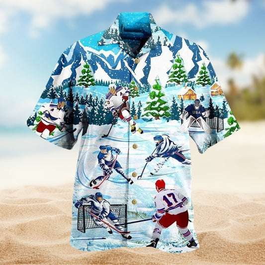 Hockey Lover Limited Edition – Hawaiian Shirt