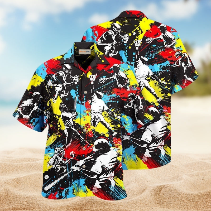 Hockey Retro Full Color Limited Edition – Hawaiian Shirt