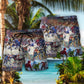 Hockey Sport Colorful Art - Beach Short