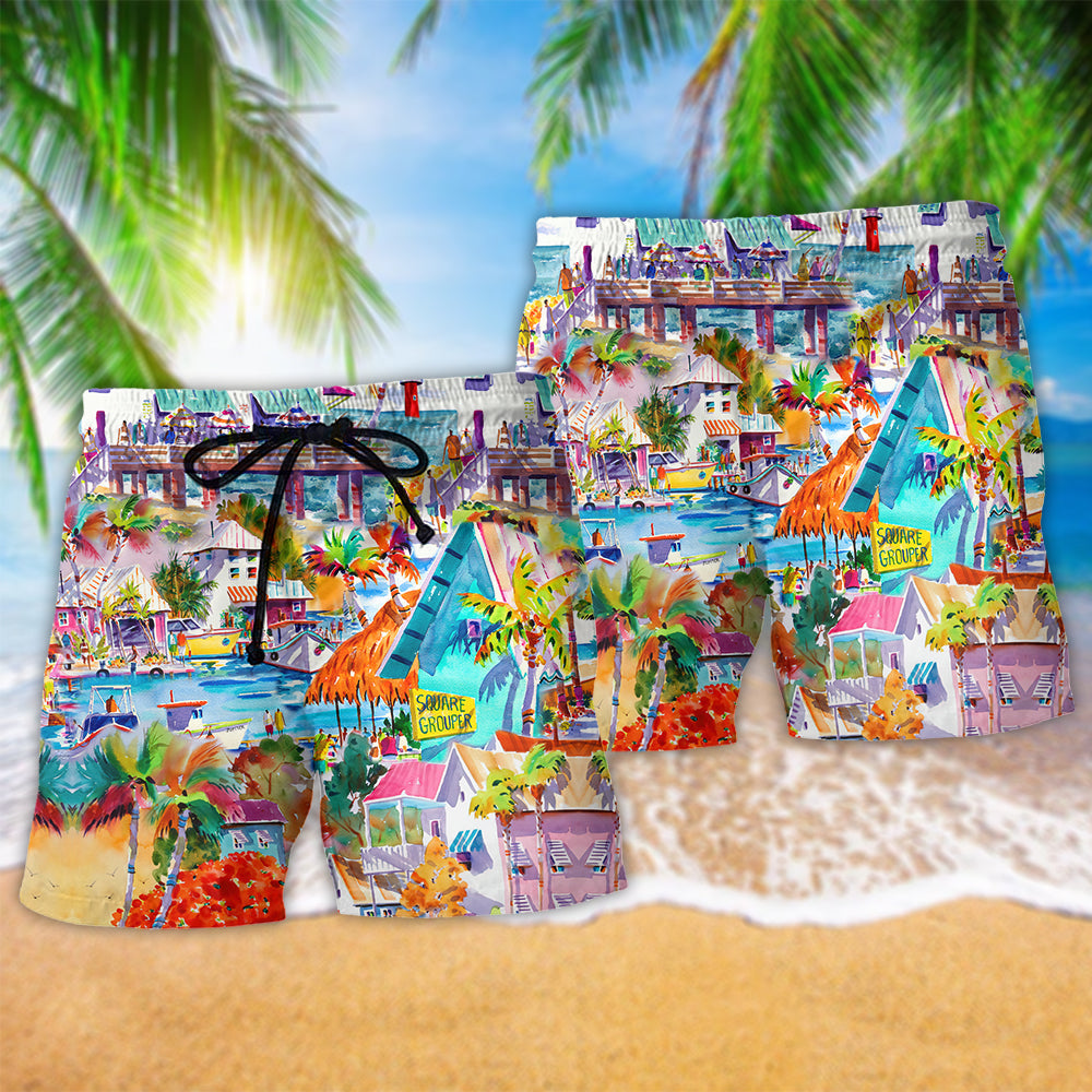 Summer Beach Vacation Holiday Art – Beach Short