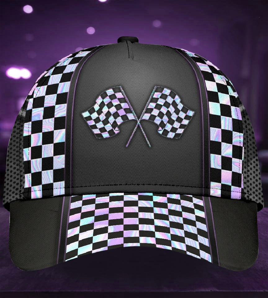 Hologram Pattern Racing Futuristic Style – Classic Cap