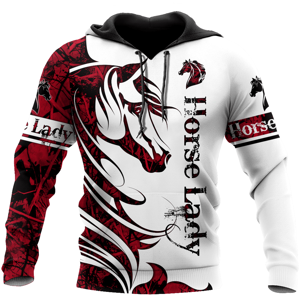 Horse Lady All Over Print Art – 3D Hoodie
