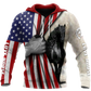 Horse Flag All Over Print Art – 3D Hoodie