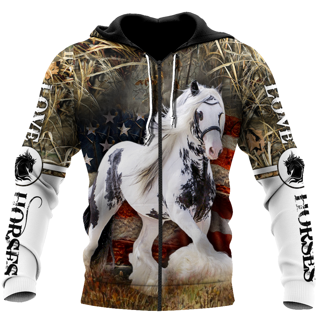 Gypsy Horse All Over Print Art – 3D Hoodie