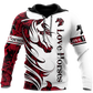 Horse Camo Red Pattern Art – 3D Hoodie