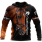 Horse Custom Name Art – 3D Hoodie