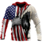 Horse Flag All Over Print Art – 3D Hoodie
