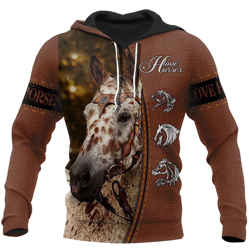 Appaloosa Horse All Over Print Art – 3D Hoodie