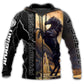 Arabian Horse Black Stallion Style - 3D Hoodie