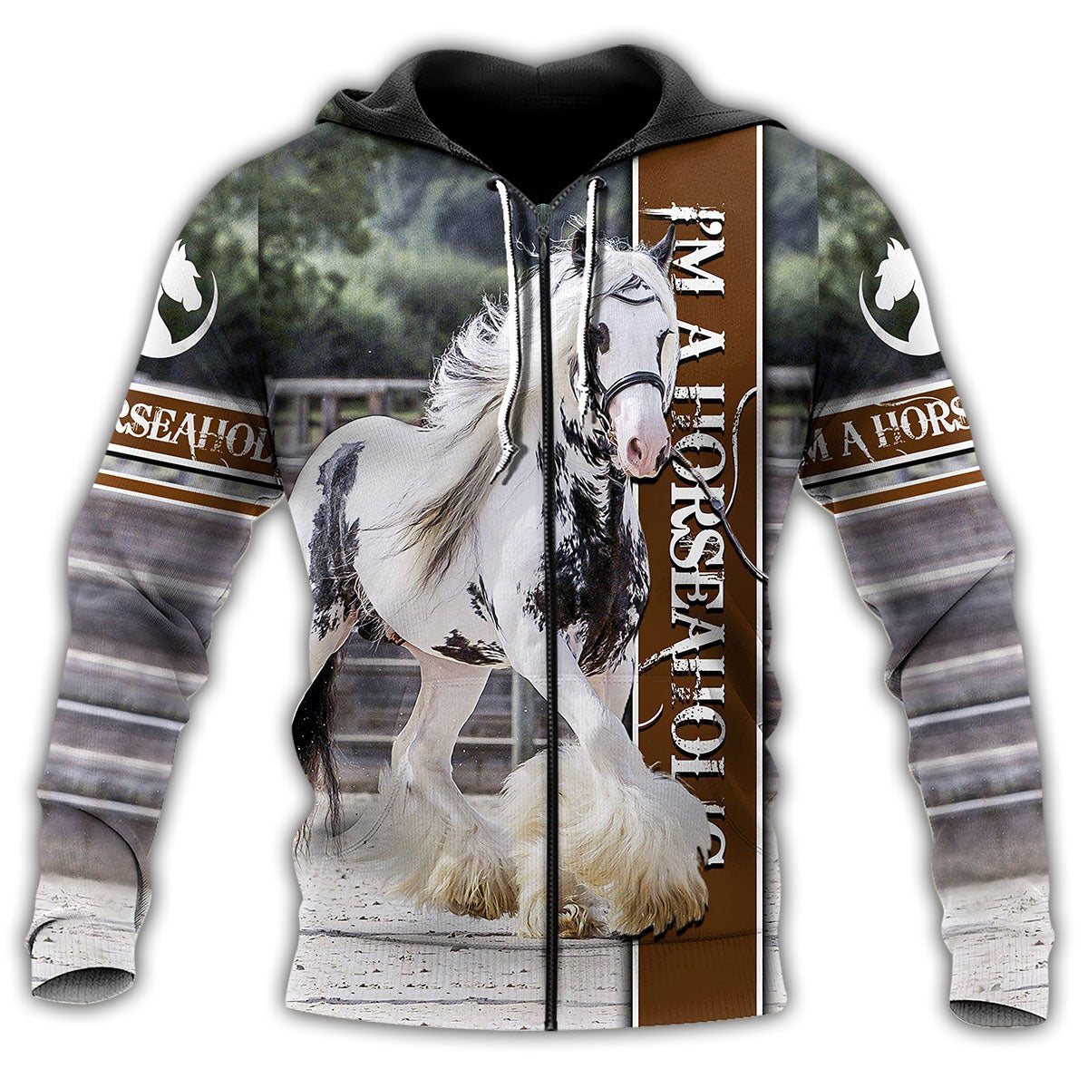 I Am A Gypsy Horse - Hoodie - Owls Matrix LTD