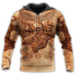 Viking Blood Sunset Style - 3D Hoodie