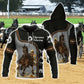 Harness Racing Sport Art – 3D Hoodie