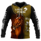 Green Horse Love 3D Art – 3D Hoodie