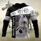 Custom Name Horse All Over Print Graphic – 3D Hoodie