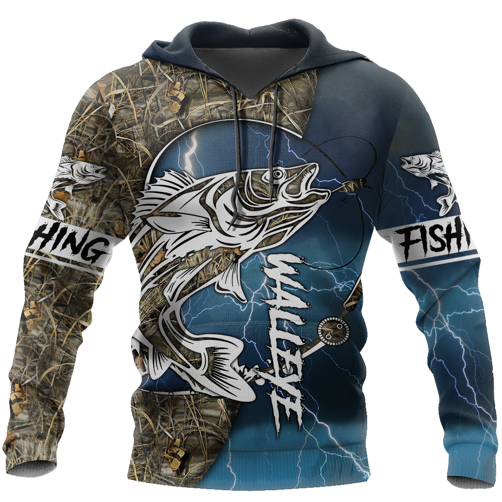 Collection Walleye Fishing Gear – 3D Hoodie