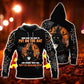 Black Cat Funny Hat Art – 3D Hoodie