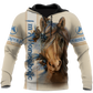 Horseaholic Funny Quote Art – 3D Hoodie