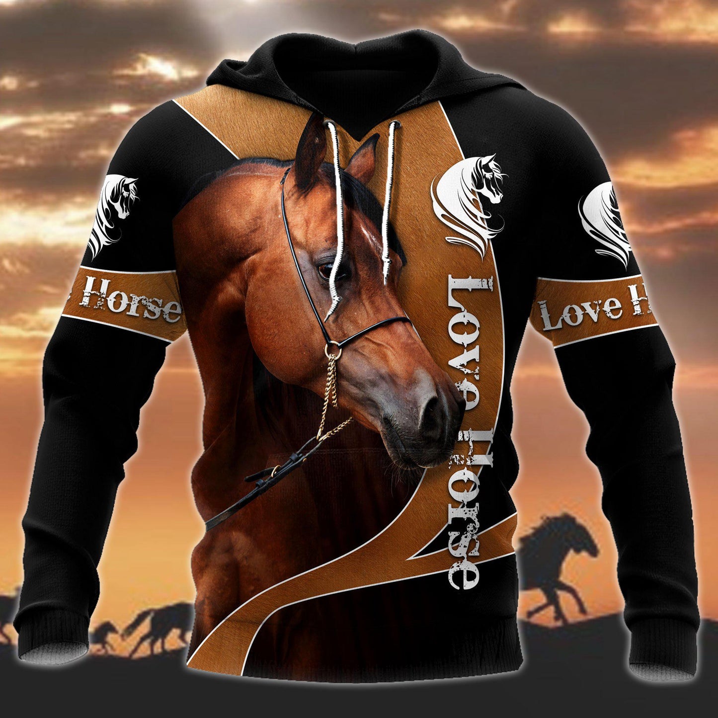 Arabian Horse All Over Print Graphic – 3D Hoodie