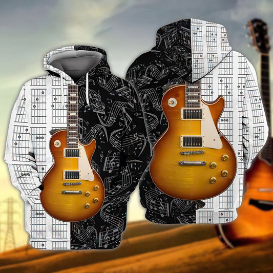 Bass Guitar Musician Art – 3D Hoodie