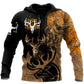 Hunting Bow Archer Art – 3D Hoodie