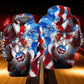 Bowling Makes Me Happy Art – 3D Hoodie