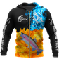Collection Rainbow Trout On Fire – 3D Hoodie