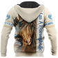 Horseaholic Funny Quote Art – 3D Hoodie