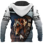 Love Horse All Over Print Art – 3D Hoodie