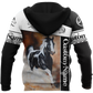 Horse Custom Name All Over Print Art – 3D Hoodie