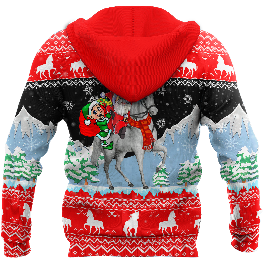 Christmas Horse All Over Print Graphic – 3D Hoodie
