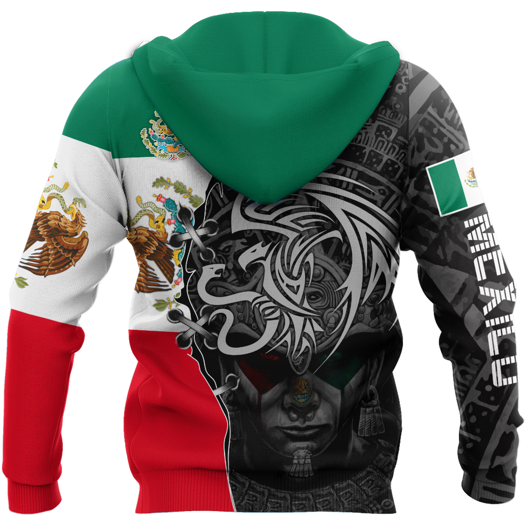Mexican Aztec 3D Printed Art – 3D Hoodie
