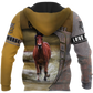 Love Horse All Over Print Art – 3D Hoodie
