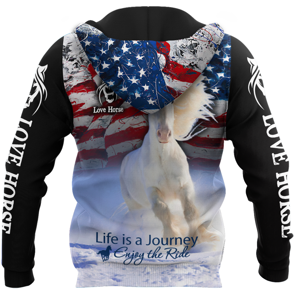 Horse 3D Printed Art – 3D Hoodie